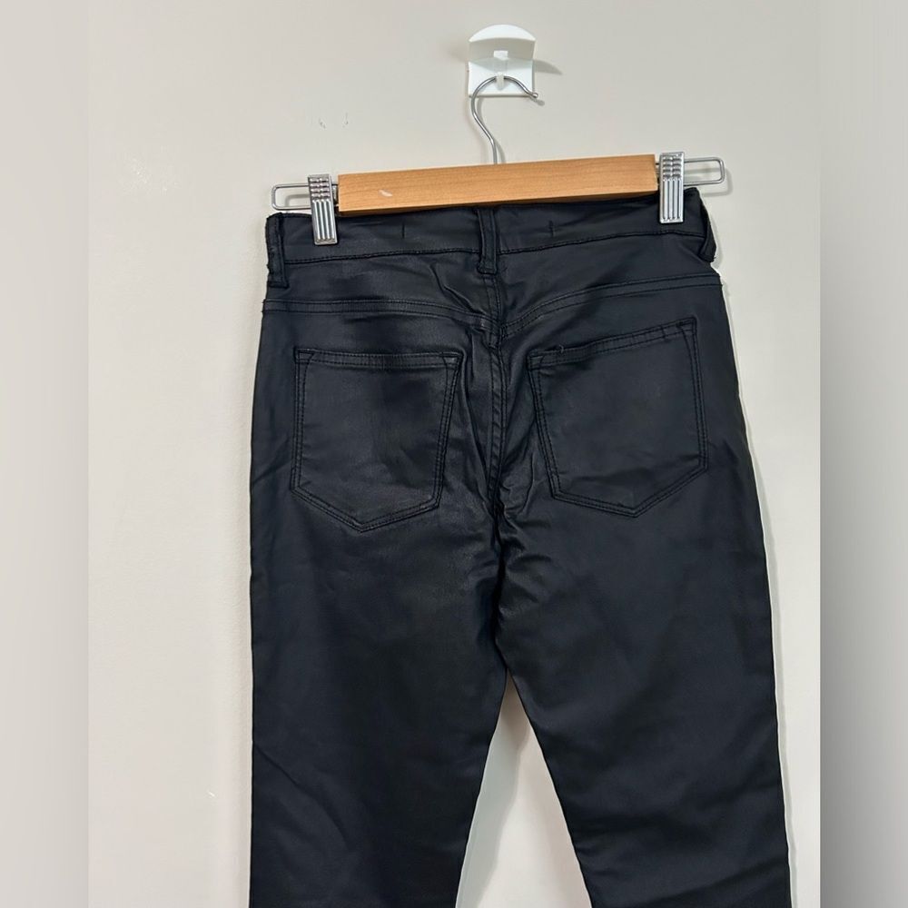Harper (Francesca's) Coated Black Skinny Jeans - Picture 6 of 9